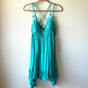 La Miel Monterey Dress - Turquoise - Summer - Women’s Large